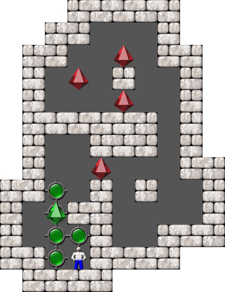 Sokoban Alberto Garcia Arranged level 171